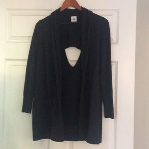 CAbi cardigan with open back detail